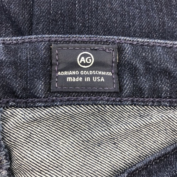 AG Adriano Goldschmied Dark Wash The Ballad Slim Boot Cut Denim Jeans - Picture 7 of 9